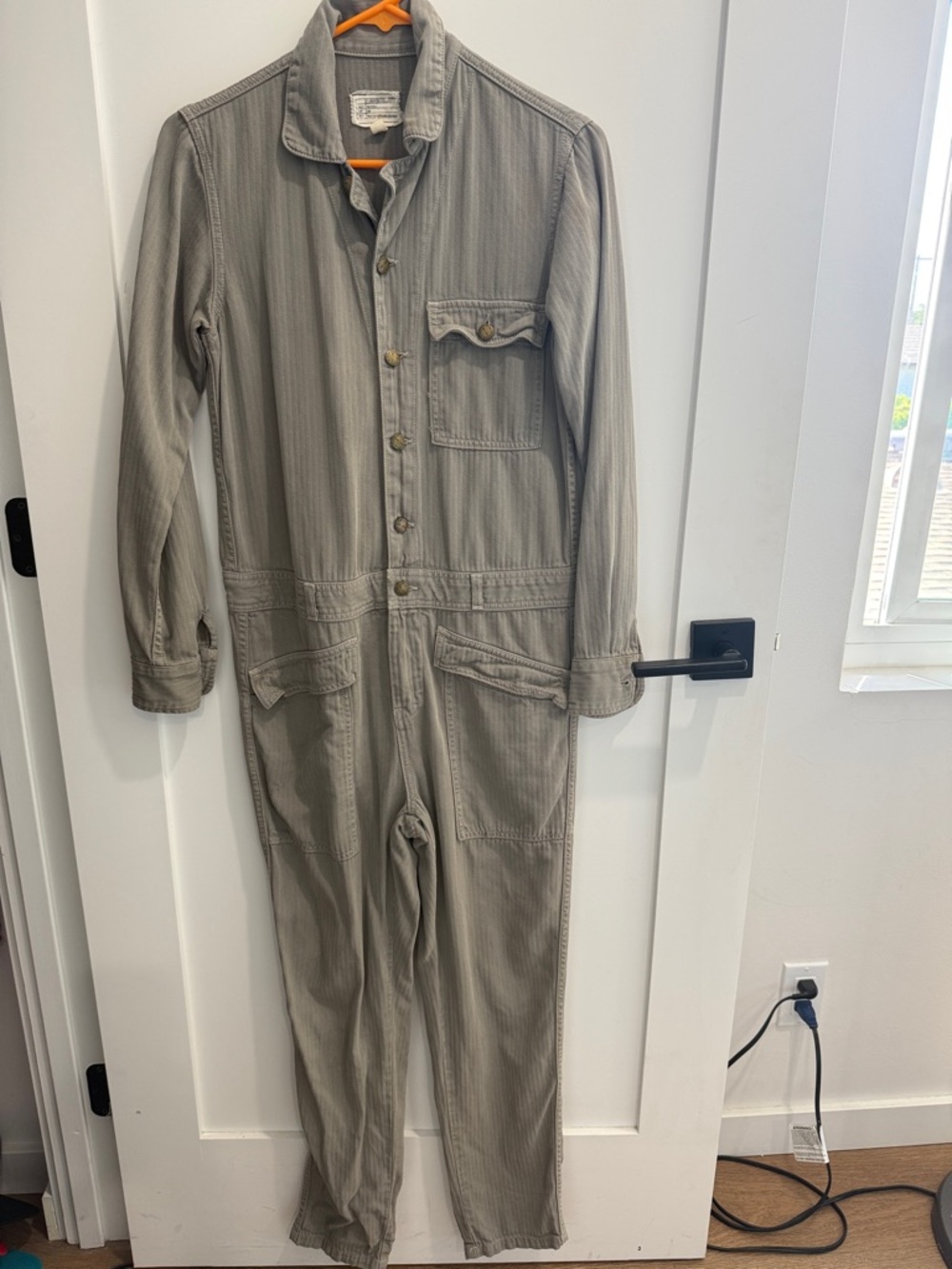 Women’s  Neutral Gray Utility Jumpsuit